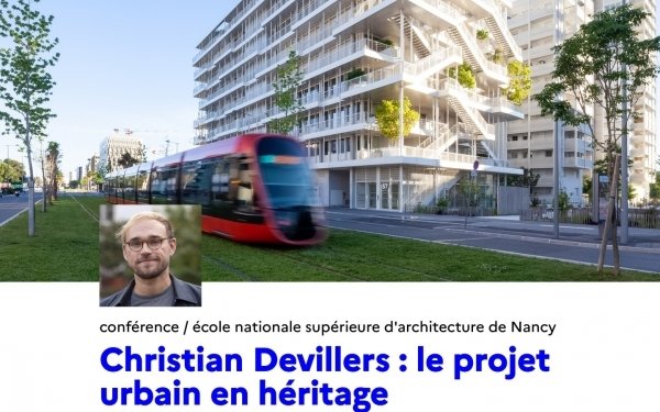 CONFÉRENCE / MAR. 14 OCT. - 18h

𝗖𝗵𝗿𝗶𝘀𝘁𝗶𝗮𝗻 𝗗𝗲𝘃𝗶𝗹𝗹𝗲𝗿𝘀 : 𝗹𝗲 𝗽𝗿𝗼𝗷𝗲𝘁 𝘂𝗿𝗯𝗮𝗶𝗻 𝗲𝗻 𝗵𝗲́𝗿𝗶𝘁𝗮𝗴𝗲
Par Sébastien Ludwig, architecte-urbaniste

Conférence de Sébastien Ludwig, architecte-urbaniste et Directeur Général de l'agence D&A (Devillers & Associés). Ancien élève de l'école nationale supérieure d'architecture de Nancy, il y a été formé au début des années 2000 au projet urbain par André Vaxelaire et Marc Verdier, dans une école où enseignait également Christian Devillers, fondateur de l'agence et théoricien de ce concept.

"Aux origines de l'agence D&A, l'Atelier d'Urbanisme et d'Architecture fondé dans les années 60 a été un laboratoire sans équivalent : première grande agence pluridisciplinaire française, il rassemblait architectes, urbanistes, historien, paysagistes, ingénieurs, sociologues et économistes. 
Élaborée par Devillers dans les années 1970 comme alternative critique à l'urbanisme réglementaire, la notion de projet urbain prend racine dans un article fondateur publié en 1976 dans L'Architecture d'Aujourd'hui (n°187) sous le pseudonyme Alfred Max. Intitulé Pour un projet de forme urbaine, ce texte ne se contente pas d'introduire un vocabulaire inédit : il inaugure une nouvelle manière de penser et de conduire la transformation des villes. La pensée de Christian Devillers s'est construite dans une dialectique constante entre théorie et pratique. Dès les années 1970, il affirme une posture d'architecte-chercheur : ni maître d’œuvre isolé, ni théoricien détaché du terrain, mais praticien critique, engagé dans la transformation des territoires à partir de l'observation du réel." 

#architecture #conférences #Teamarchi #Ecoledarchitecture @culture_gouv