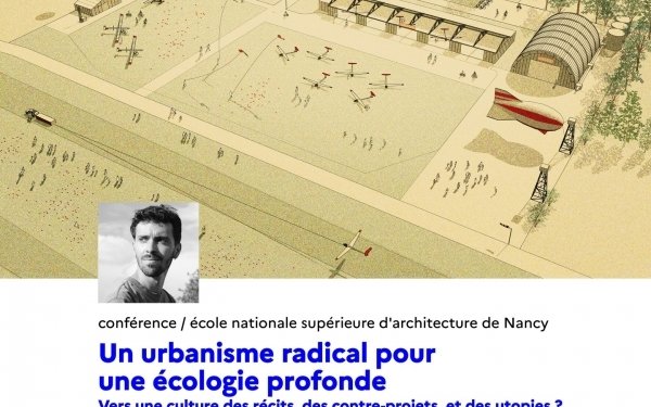 [CONFÉRENCE] / MAR. 4 NOV. - 18h / à l' Ecole Nationale Supérieure d'Architecture de Nancy
𝗨𝗻 𝘂𝗿𝗯𝗮𝗻𝗶𝘀𝗺𝗲 𝗿𝗮𝗱𝗶𝗰𝗮𝗹 𝗽𝗼𝘂𝗿 𝘂𝗻𝗲 é𝗰𝗼𝗹𝗼𝗴𝗶𝗲 𝗽𝗿𝗼𝗳𝗼𝗻𝗱𝗲. 𝗩𝗲𝗿𝘀 𝘂𝗻𝗲 𝗰𝘂𝗹𝘁𝘂𝗿𝗲 𝗱𝗲𝘀 𝗿é𝗰𝗶𝘁𝘀, 𝗱𝗲𝘀 𝗰𝗼𝗻𝘁𝗿𝗲-𝗽𝗿𝗼𝗷𝗲𝘁𝘀, 𝗲𝘁 𝗱𝗲𝘀 𝘂𝘁𝗼𝗽𝗶𝗲𝘀 ?
𝐊𝐚𝐫𝐢𝐦 𝐋𝐚𝐡𝐢𝐚𝐧𝐢, paysagiste, urbaniste, géographe et politiste, Atelier Le Vent se lève !
Lauréat du Palmarès des Jeunes Urbanistes 2024
▪️Conférence organisée dans le cadre du cycle Architecture Ville et Territoire
Lauréat des concours d'architecture Europan 16 et Europan 17, Karim Lahiani fonde en 2022 son atelier Le Vent se Lève ! à Toulouse qui se revendique d'une écologie profonde et radicale. Ses projets requestionnent nos pratiques d'aménagement et formulent une critique de la société thermo industrielle. Cette posture engagée se concrétise par une démarche qui replace les imaginaires et les utopies au coeur des dynamiques territoriales et des luttes écologiques, à l'image du projet Une Autre Voie, alternative à l'autoroute A69, ou des Gohards en Commun.s sur la ZAC contestée Doulon-Gohards à Nantes. Il est lauréat du Palmarès des Jeunes Urbanistes 2024, récompensé pour ces nouvelles pratiques de l'urbanisme et leur contribution au débat d'idée.
💡 https://www.nancy.archi.fr
#EnseignementSuperieur #architecture #Teamarchi #paysage #urbanisme #territoires #environnement #transitions #ruralités #écologie